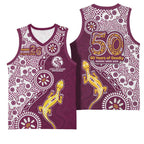 Manly Warringah Sea Eagles NAIDOC Week 2026 Basketball Jersey Aboriginal Lizard Dot Painting - 50 Years of Deadly