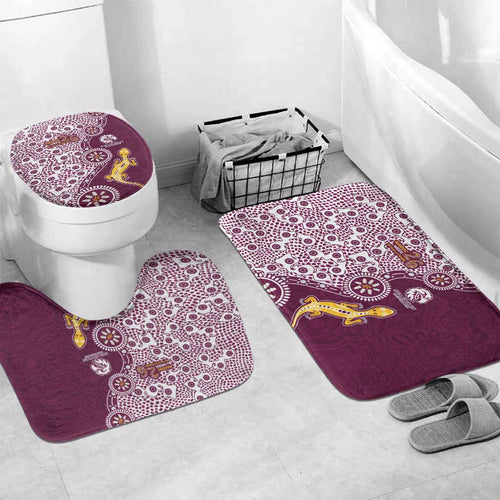 Manly Warringah Sea Eagles NAIDOC Week 2026 Bathroom Set Aboriginal Lizard Dot Painting - 50 Years of Deadly