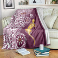 Manly Warringah Sea Eagles NAIDOC Week 2026 Blanket Aboriginal Lizard Dot Painting - 50 Years of Deadly