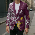 Manly Warringah Sea Eagles NAIDOC Week 2026 Blazer Aboriginal Lizard Dot Painting - 50 Years of Deadly