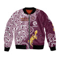 Manly Warringah Sea Eagles NAIDOC Week 2026 Bomber Jacket Aboriginal Lizard Dot Painting - 50 Years of Deadly