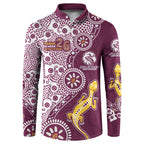 Manly Warringah Sea Eagles NAIDOC Week 2026 Button Sweatshirt Aboriginal Lizard Dot Painting - 50 Years of Deadly