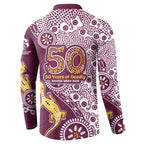 Manly Warringah Sea Eagles NAIDOC Week 2026 Button Sweatshirt Aboriginal Lizard Dot Painting - 50 Years of Deadly