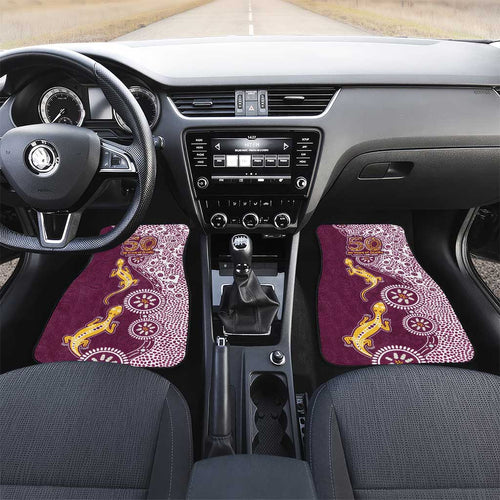 Manly Warringah Sea Eagles NAIDOC Week 2026 Car Mats Aboriginal Lizard Dot Painting - 50 Years of Deadly