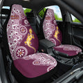 Manly Warringah Sea Eagles NAIDOC Week 2026 Car Seat Cover Aboriginal Lizard Dot Painting - 50 Years of Deadly