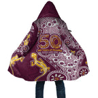 Manly Warringah Sea Eagles NAIDOC Week 2026 Cloak Aboriginal Lizard Dot Painting - 50 Years of Deadly