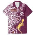Manly Warringah Sea Eagles NAIDOC Week 2026 Family Matching Long Sleeve Bodycon Dress and Hawaiian Shirt Aboriginal Lizard Dot Painting - 50 Years of Deadly