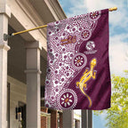 Manly Warringah Sea Eagles NAIDOC Week 2026 Garden Flag Aboriginal Lizard Dot Painting - 50 Years of Deadly