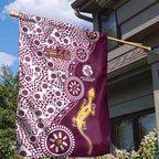 Manly Warringah Sea Eagles NAIDOC Week 2026 Garden Flag Aboriginal Lizard Dot Painting - 50 Years of Deadly