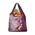 Manly Warringah Sea Eagles NAIDOC Week 2026 Grocery Bag Aboriginal Lizard Dot Painting - 50 Years of Deadly