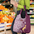 Manly Warringah Sea Eagles NAIDOC Week 2026 Grocery Bag Aboriginal Lizard Dot Painting - 50 Years of Deadly