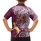 Manly Warringah Sea Eagles NAIDOC Week 2026 Hawaiian Shirt Aboriginal Lizard Dot Painting - 50 Years of Deadly