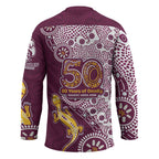 Manly Warringah Sea Eagles NAIDOC Week 2026 Hockey Jersey Aboriginal Lizard Dot Painting - 50 Years of Deadly