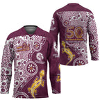 Manly Warringah Sea Eagles NAIDOC Week 2026 Hockey Jersey Aboriginal Lizard Dot Painting - 50 Years of Deadly