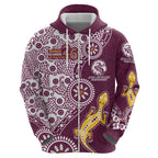 Manly Warringah Sea Eagles NAIDOC Week 2026 Hoodie Aboriginal Lizard Dot Painting - 50 Years of Deadly