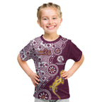 Manly Warringah Sea Eagles NAIDOC Week 2026 Kid T Shirt Aboriginal Lizard Dot Painting - 50 Years of Deadly