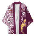 Manly Warringah Sea Eagles NAIDOC Week 2026 Kimono Aboriginal Lizard Dot Painting - 50 Years of Deadly