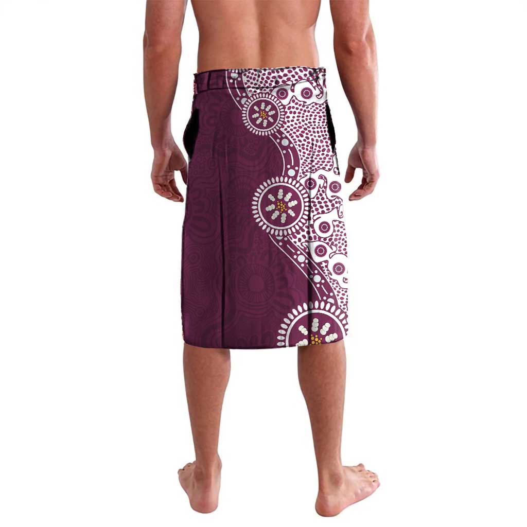 Manly Warringah Sea Eagles NAIDOC Week 2026 Lavalava Aboriginal Lizard Dot Painting - 50 Years of Deadly