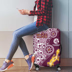 Manly Warringah Sea Eagles NAIDOC Week 2026 Luggage Cover Aboriginal Lizard Dot Painting - 50 Years of Deadly
