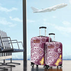 Manly Warringah Sea Eagles NAIDOC Week 2026 Luggage Cover Aboriginal Lizard Dot Painting - 50 Years of Deadly
