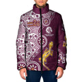 Manly Warringah Sea Eagles NAIDOC Week 2026 Padded Jacket Aboriginal Lizard Dot Painting - 50 Years of Deadly