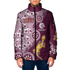 Manly Warringah Sea Eagles NAIDOC Week 2026 Padded Jacket Aboriginal Lizard Dot Painting - 50 Years of Deadly
