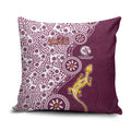Manly Warringah Sea Eagles NAIDOC Week 2026 Pillow Cover Aboriginal Lizard Dot Painting - 50 Years of Deadly