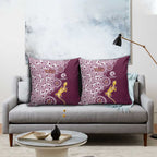 Manly Warringah Sea Eagles NAIDOC Week 2026 Pillow Cover Aboriginal Lizard Dot Painting - 50 Years of Deadly