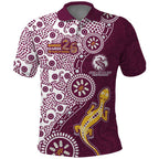Manly Warringah Sea Eagles NAIDOC Week 2026 Polo Shirt Aboriginal Lizard Dot Painting - 50 Years of Deadly
