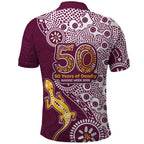 Manly Warringah Sea Eagles NAIDOC Week 2026 Polo Shirt Aboriginal Lizard Dot Painting - 50 Years of Deadly