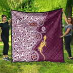 Manly Warringah Sea Eagles NAIDOC Week 2026 Quilt Aboriginal Lizard Dot Painting - 50 Years of Deadly
