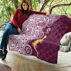 Manly Warringah Sea Eagles NAIDOC Week 2026 Quilt Aboriginal Lizard Dot Painting - 50 Years of Deadly