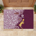 Manly Warringah Sea Eagles NAIDOC Week 2026 Rubber Doormat Aboriginal Lizard Dot Painting - 50 Years of Deadly