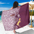 Manly Warringah Sea Eagles NAIDOC Week 2026 Sarong Aboriginal Lizard Dot Painting - 50 Years of Deadly