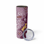 Manly Warringah Sea Eagles NAIDOC Week 2026 Skinny Tumbler Aboriginal Lizard Dot Painting - 50 Years of Deadly