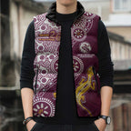 Manly Warringah Sea Eagles NAIDOC Week 2026 Sleeveless Puffer Jacket Aboriginal Lizard Dot Painting - 50 Years of Deadly