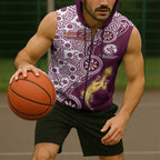 Manly Warringah Sea Eagles NAIDOC Week 2026 Sleeveless Zip Hoodie Aboriginal Lizard Dot Painting - 50 Years of Deadly