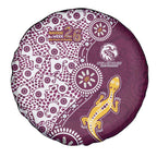 Manly Warringah Sea Eagles NAIDOC Week 2026 Spare Tire Cover Aboriginal Lizard Dot Painting - 50 Years of Deadly