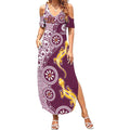 Manly Warringah Sea Eagles NAIDOC Week 2026 Summer Maxi Dress Aboriginal Lizard Dot Painting - 50 Years of Deadly