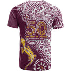 Manly Warringah Sea Eagles NAIDOC Week 2026 T Shirt Aboriginal Lizard Dot Painting - 50 Years of Deadly