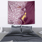 Manly Warringah Sea Eagles NAIDOC Week 2026 Tapestry Aboriginal Lizard Dot Painting - 50 Years of Deadly