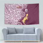 Manly Warringah Sea Eagles NAIDOC Week 2026 Tapestry Aboriginal Lizard Dot Painting - 50 Years of Deadly