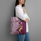 Manly Warringah Sea Eagles NAIDOC Week 2026 Tote Bag Aboriginal Lizard Dot Painting - 50 Years of Deadly