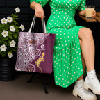 Manly Warringah Sea Eagles NAIDOC Week 2026 Tote Bag Aboriginal Lizard Dot Painting - 50 Years of Deadly