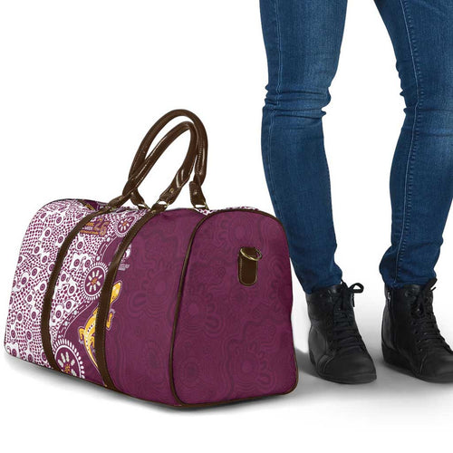 Manly Warringah Sea Eagles NAIDOC Week 2026 Travel Bag Aboriginal Lizard Dot Painting - 50 Years of Deadly