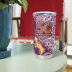 Manly Warringah Sea Eagles NAIDOC Week 2026 Tumbler Cup Aboriginal Lizard Dot Painting - 50 Years of Deadly