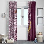 Manly Warringah Sea Eagles NAIDOC Week 2026 Window Curtain Aboriginal Lizard Dot Painting - 50 Years of Deadly