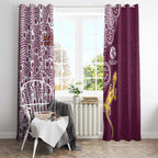 Manly Warringah Sea Eagles NAIDOC Week 2026 Window Curtain Aboriginal Lizard Dot Painting - 50 Years of Deadly