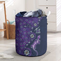 Melbourne Storm NAIDOC Week 2026 Laundry Basket Aboriginal Lizard Dot Painting - 50 Years of Deadly