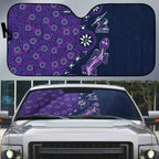 Melbourne Storm NAIDOC Week 2026 Auto Sun Shade Aboriginal Lizard Dot Painting - 50 Years of Deadly